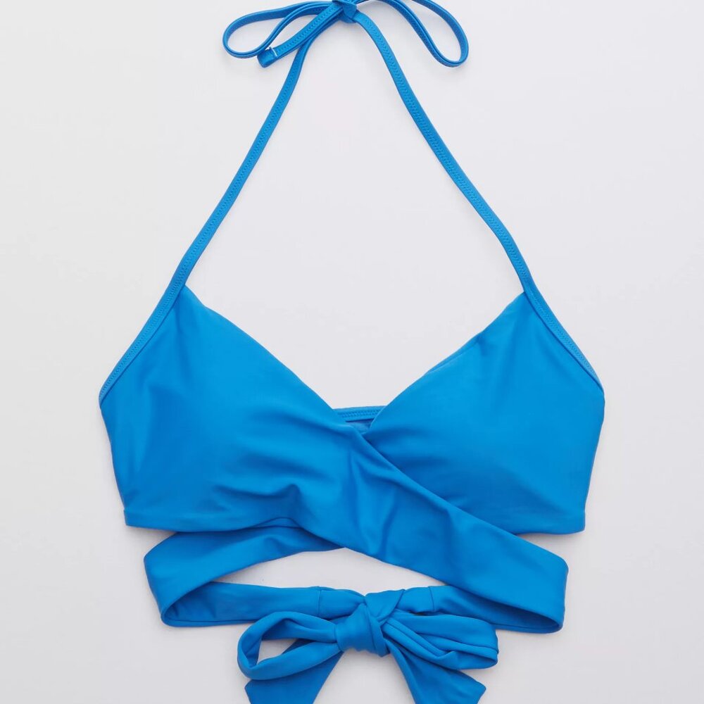 Aerie wrap swim top